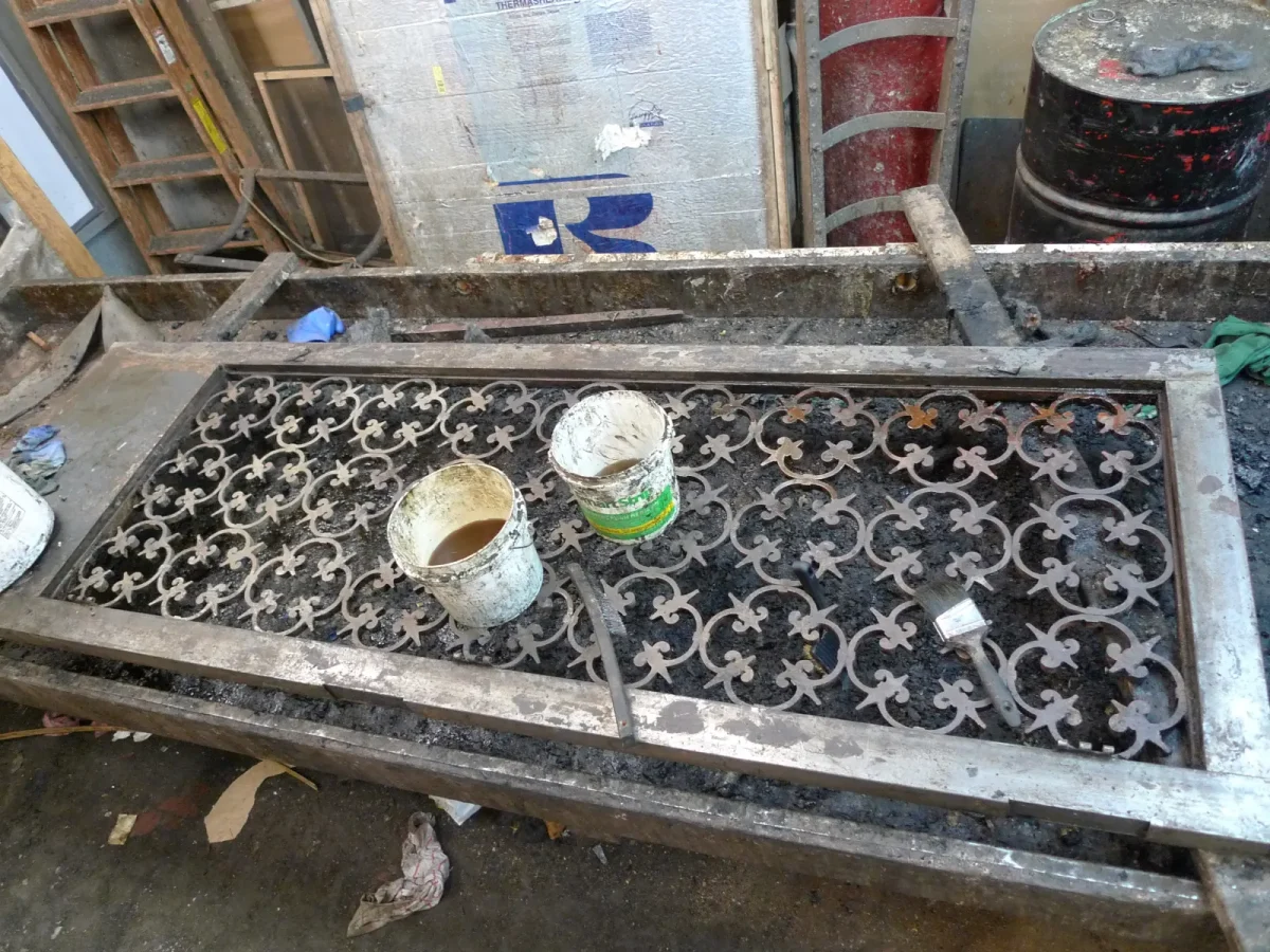 26 East 10th Street NYC — Wrought Iron Door Restoration